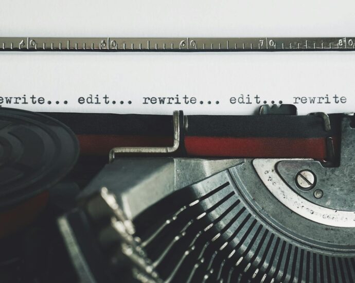 rewrite edit text on a typewriter